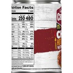 Hearty Hot & Spicy Chili with Beans, 16.5 oz Can – 12 Pack for Quick Meals