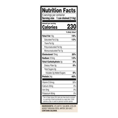 Member’s Mark Canned Atlantic Salmon, 24 grams protein per can (7 oz., 5 pack.)