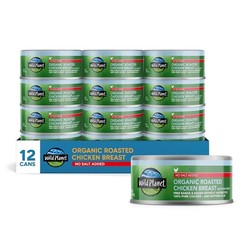 Organic Roasted Chicken Breast with Rib Meat, Skinless and Boneless, No Salt Add