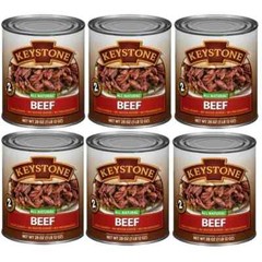 (8 Cans) Keystone Beef **ALL NATURAL – NO PRESERVATIVES – FULLY COOKED** 28oz
