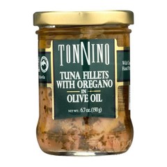 Tonnino Tuna Fillets Oregano Olive Oil 6.7oz 6 Pack Non-GMO Gluten Free