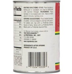 La Preferida Tamales With Sauce Beef and Pork – 15 Oz – Pack of 24