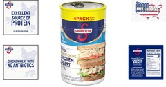 Swanson Ready-to-Eat Canned Chicken Breast, 4.5 oz Cans – Healthy Protein Source