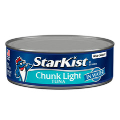 StarKist Chunk Light Tuna in Water, Wild Caught, 20g Protein, 5 oz, 8 Cans