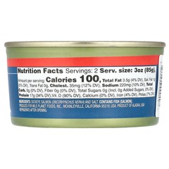 Wild Planet Wild Sockeye Salmon Skinless Boneless 6 oz 170 g Kosher, Non-GMO