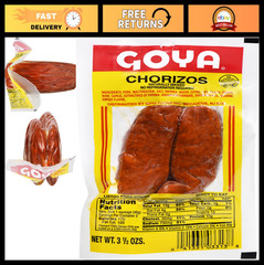 Naturally Smoked Chorizos – Flavorful Sausage, 3.5 oz – Perfect for Tacos & BBQ