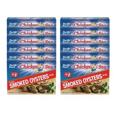Fancy Smoked Oysters in Oil 3.75 oz. Can (Pack of 24)