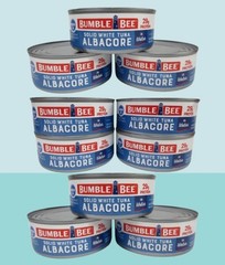 BUMBLE BEE SOLID WHITE TUNA ALBACORE WILD CAUGHT IN WATER 5 OZ EXP: 2028 10PCS