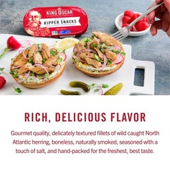 King Oscar Kipper Snacks, 3.54 Ounce Cans (Pack of 12)