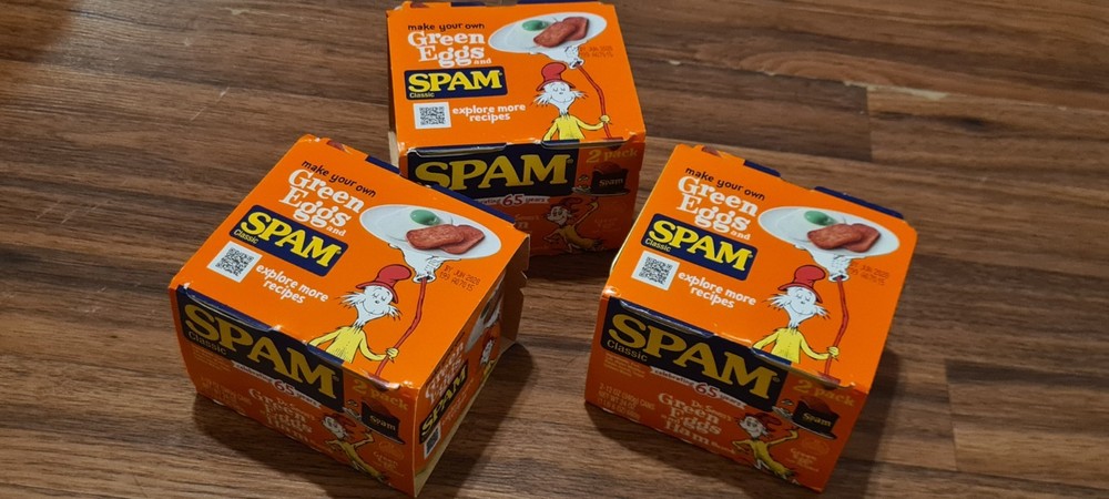 Lot Of 3 Green Eggs And SPAM 2 Packs LIMITED EDITION