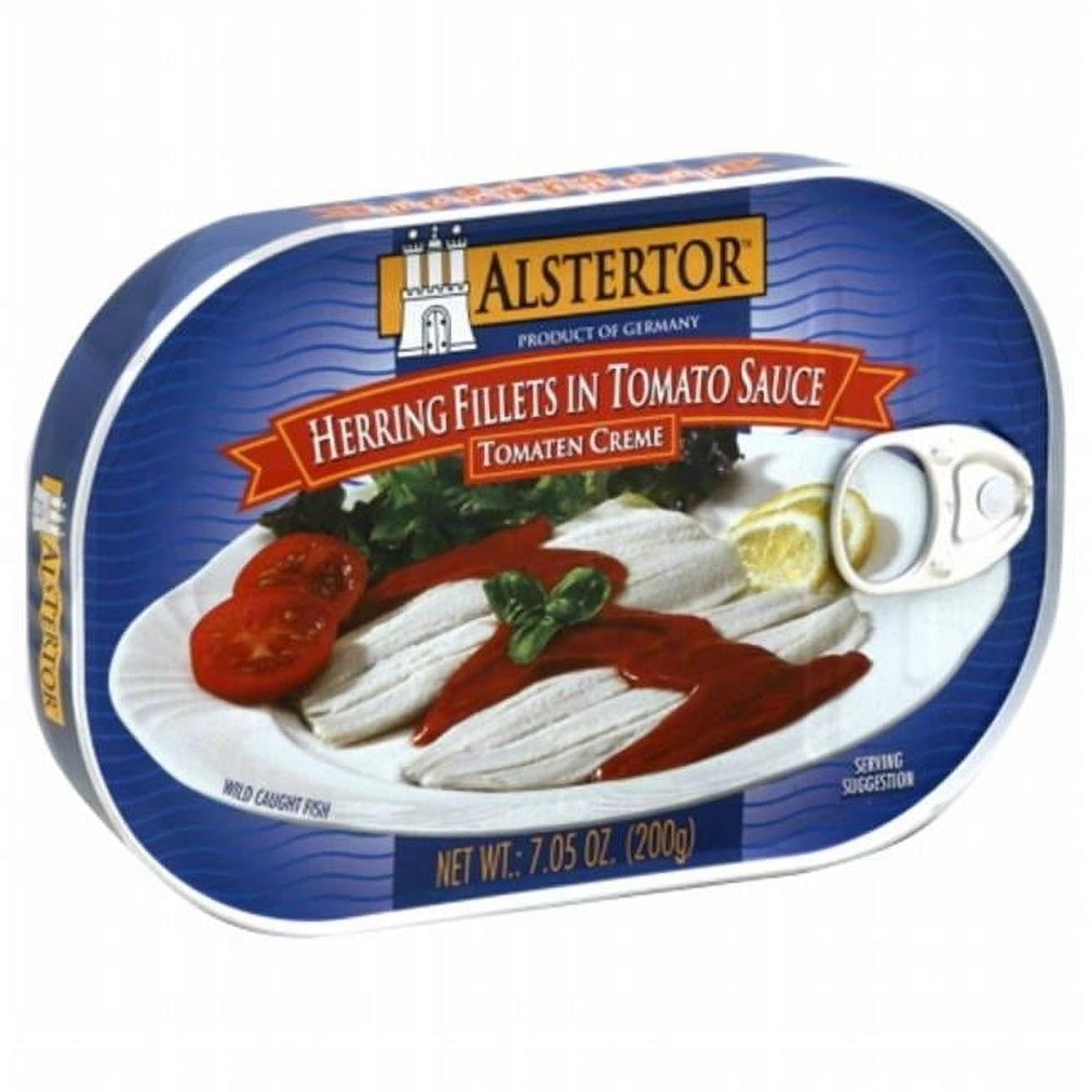 Alstertor Herring in Tomato Sauce 7.0 oz (Pack of 18)