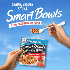 Smart Bowls Tomato Basil, 4.5 oz Pouch (Pack of 12) – Features Barley & Beans wi