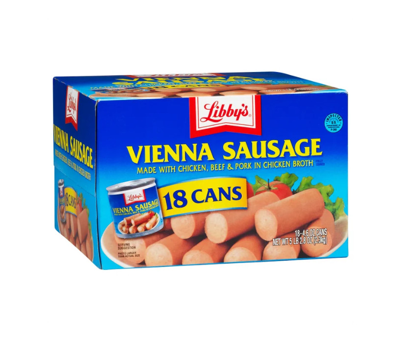 Libby’s Vienna Sausage 4.6 oz. cans, 18 ct. A1