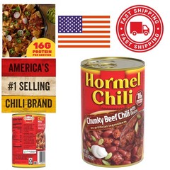 15 Ounce Chunky Beef Chili with Beans No Artificial Ingredients Savory Flavor