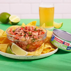 Pack of 10,Bumble Bee Chunk Light Tuna in Water, 5 oz cans.