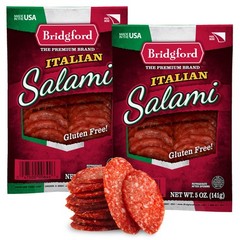 Italian Salami 5 oz Pack of 2 – Zero Carb Healthy Salami Sliced Charcuterie M…