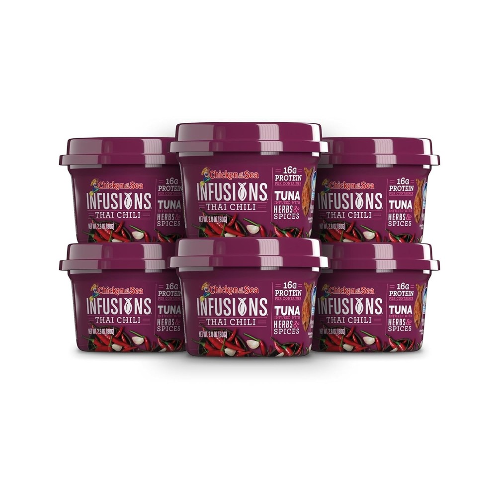 Chicken of the Sea Infusions Tuna, 2.8 Ounce Cups (Pack 6)