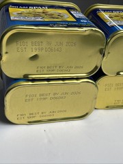 6 Cans of SPAM 25% Less Sodium – 12 oz Cans, Canned Luncheon Meat, Lower Salt