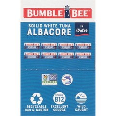(Pack of 8) Bumble Bee Solid White Albacore Tuna in Water, 5 oz cans