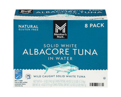 Member’s Mark Premium, MSC Certified, Solid White Albacore Tuna 5 oz., 8 pk.