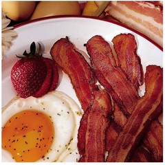 Fully Cooked Bacon, 80 Slices, 10+ Shelf Life