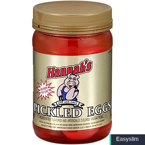 Pickled Eggs Convenient Protein Snack Quart Jar 2 Pound