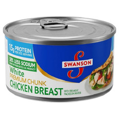 Swanson 35% Less Sodium Premium White Chunk Chicken Breast 3 Pack