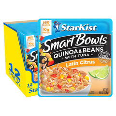 Starkist Smart Bowls Latin Citrus, 4.5 Oz Pouch (Pack of 12) – Features Quinoa &