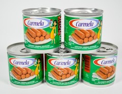 5 Salchichas Carmela CHICKEN Vienna Sausages 5 oz cans 11/19/2028