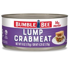 Lump Crab Meat 6 oz Can – 14g Protein & 1g Carb Per Serving – Wild Caught Small