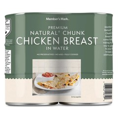 2 Pack – Member’s Mark Premium Chunk Chicken Breast 12.5 oz., 6 count.