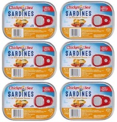 Chicken of the Sea Sardines in Mustard Sauce 6 Pack