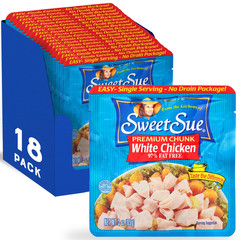 Premium Chicken Breast, 3 Ounce (Pack of 18) – 20G Protein per Serving, 97% Fat