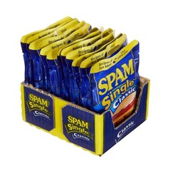 SPAM Classic Single Pouch 2.5 Ounce 12 Pack Fully Cooked Pork and Ham 9g of P…