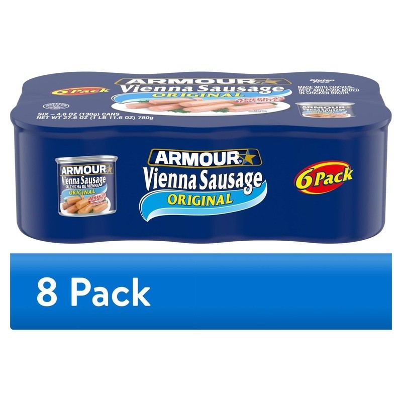 Gluten Free Vienna Sausages Original Flavor Canned Meat Ready to Eat New