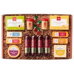 Hickory Farms Signature Beef Meat and Cheese Gift Basket Extra Large Box Set…