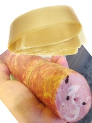 Salami 6 Pcs/Lot Large Casings for Sausage Each Length 100cm Width 75mm Inedible