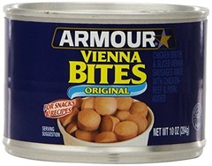Vienna Sausage Bites, Original Flavor, Canned Sausage, 10 OZ, Pack of 12 – Great