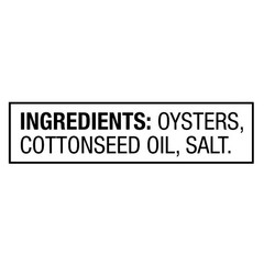 Smoked Oysters in Pure Olive Oil Canned Seafood 4 Pack 3.75 oz Each