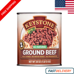 Keystone All natural Ground Beef 28 oz Can, Free Shipping