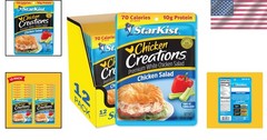 Bulk Chicken Creations Salad Pouches, 2.6 oz Each, Gluten-Free & Ready-to-Eat