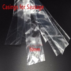 9 Pcs Food Grade Casings for Sausage Salami Length 50cm Wide 50mm Shell Inedible
