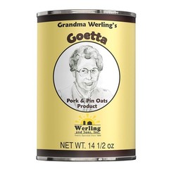 Goetta Canned Meat 14.5 Oz – Fully Cooked Pork & Oats | German-Style | 5-Year Sh