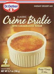 Crème Brûlée Dessert Mix, 3.7 oz | Pack of 12 for Easy Indulgence