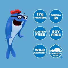 Chunk Light Tuna in Water, 2.6 oz Single-Serve Pouches, Dolphin Safe & Delicious