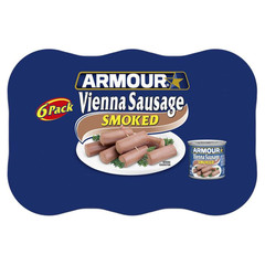 Star Vienna Sausage, Smoked, Canned Sausage, 4.6 Ounce (Pack of 6)