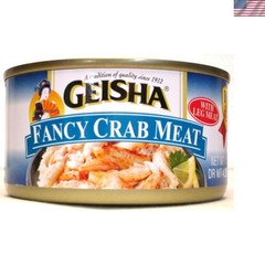Wild Caught Fancy Crab Meat Pack of 3 6 oz Cans