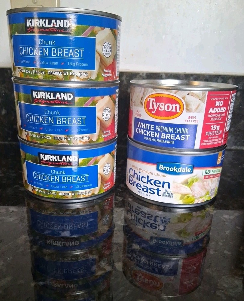 Chicken Breast 12.5 Ounce Kirkland Signature, Tyson & Brookdale Lot