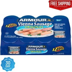 (12 Cans) Armour Original Vienna Sausage 4.6 oz