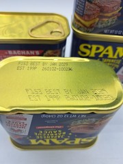 Pack of 4 SPAM Japanese barbecue sauce Each Can 12oz Exp. Jan. 2029